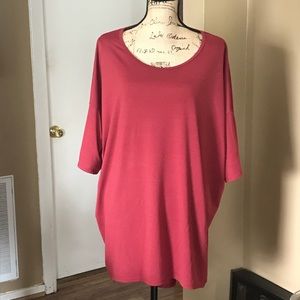 Lularoe Red Long Shirt